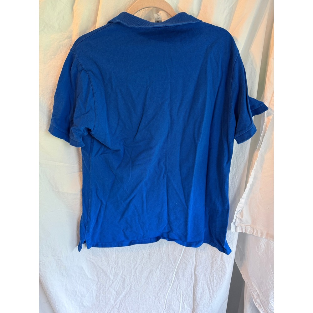 Jerzees Womens Royal Blue Short Sleeve 100% Cotton Polo Shirt Size 2XL - Picture 5 of 6